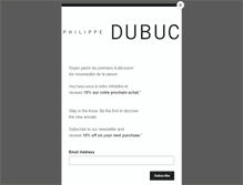 Tablet Screenshot of dubucstyle.com